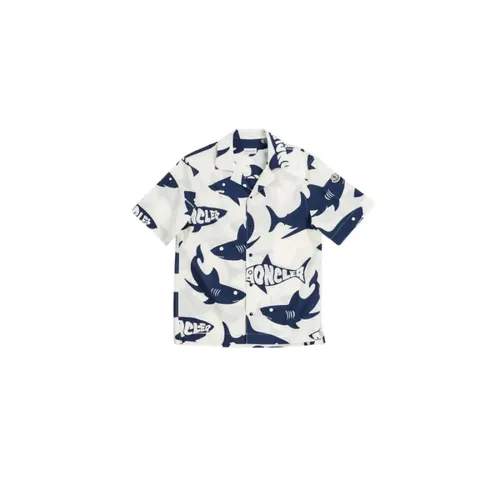 Shirts > Short Sleeve Shirts - - Moncler - Modalova