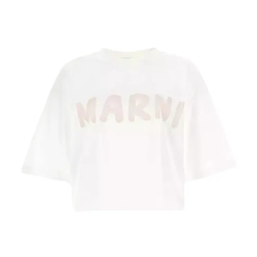 Marni - Tops > T-Shirts - White - Marni - Modalova