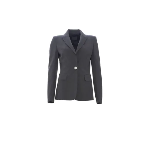 Pinko - Jackets > Blazers - Gray - Pinko - Modalova