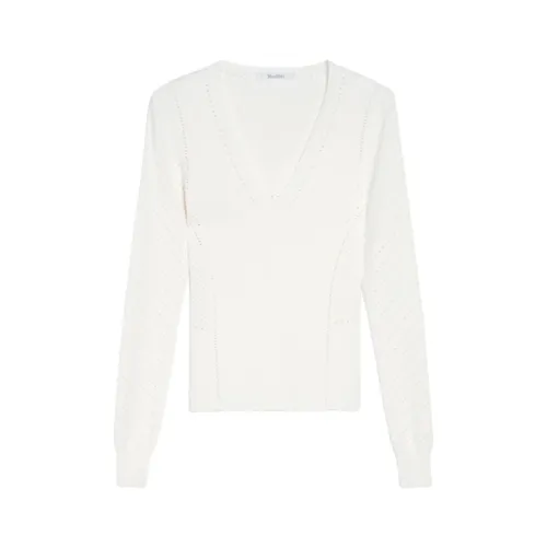 Knitwear > V-neck Knitwear - - Max Mara - Modalova
