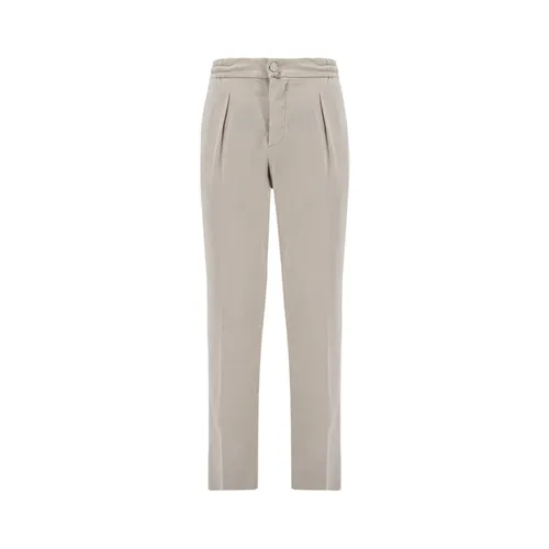 Kiton - Trousers > Chinos - Beige - Kiton - Modalova
