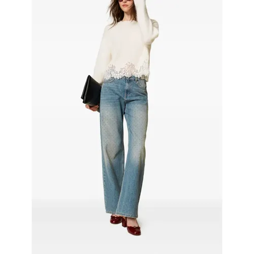Jeans > Wide Jeans - - Twinset - Modalova