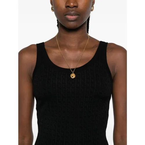 Tops > Sleeveless Tops - - Elisabetta Franchi - Modalova