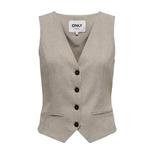 Only - Jackets > Vests - Beige - Only - Modalova