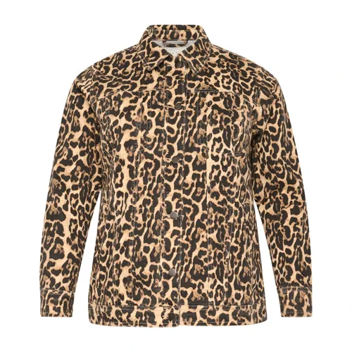 Jackets > Denim Jackets - - Kaffe Curve - Modalova