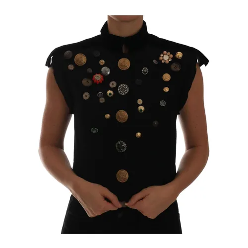 Knitwear > Sleeveless Knitwear - - Dolce & Gabbana - Modalova