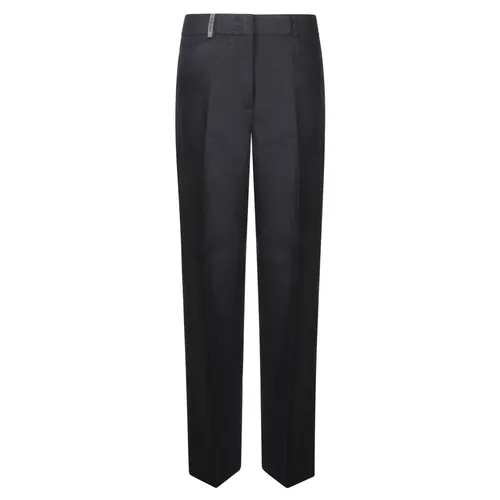 Trousers > Straight Trousers - - Peserico - Modalova