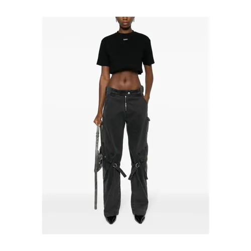 Tops > T-Shirts - - Off White - Modalova