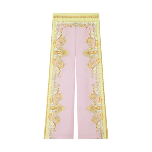 Trousers > Wide Trousers - - Versace - Modalova