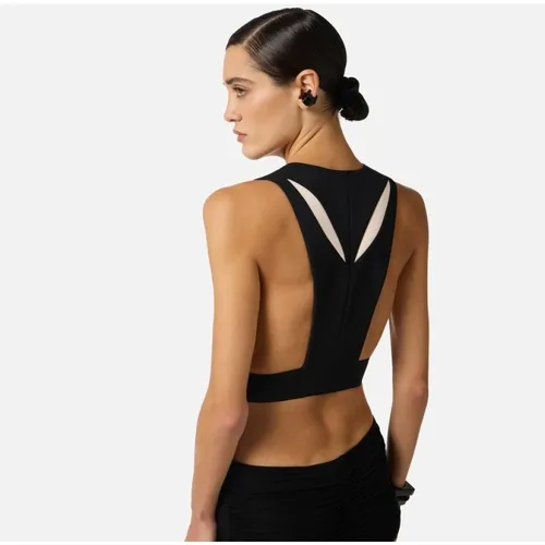 Tops > Sleeveless Tops - - Elisabetta Franchi - Modalova