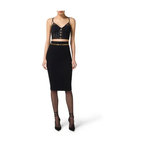 Tops > Sleeveless Tops - - Elisabetta Franchi - Modalova