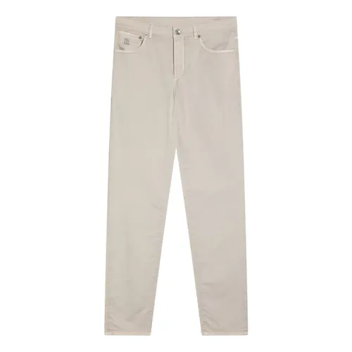 Trousers > Straight Trousers - - Brunello Cucinelli - Modalova