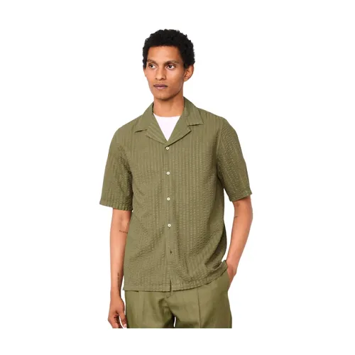 Shirts > Short Sleeve Shirts - - Officine Générale - Modalova
