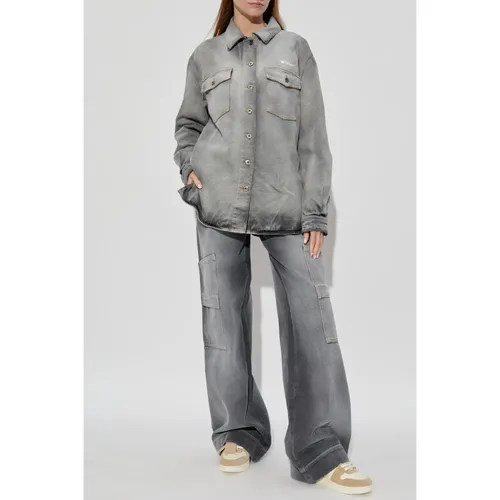 Jeans > Wide Jeans - - Off White - Modalova