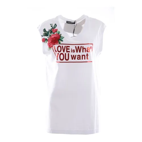 Tops > Sleeveless Tops - - Dolce & Gabbana - Modalova