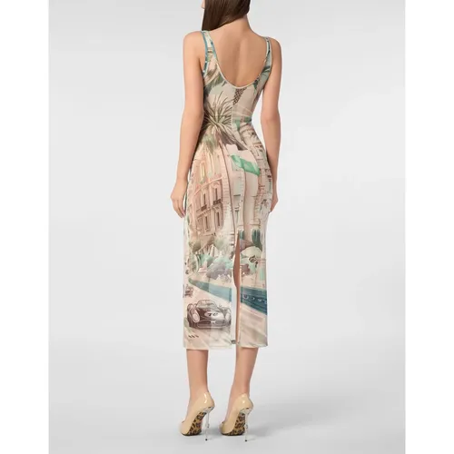 Dresses > Day Dresses > Midi Dresses - - Philipp Plein - Modalova