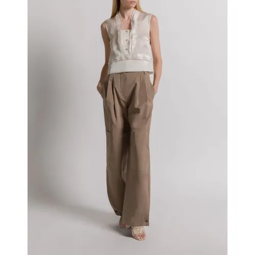 Trousers > Wide Trousers - - Alberta Ferretti - Modalova