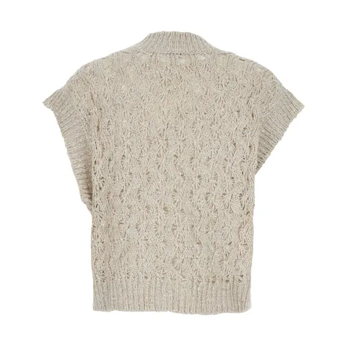 Knitwear > V-neck Knitwear - - Brunello Cucinelli - Modalova