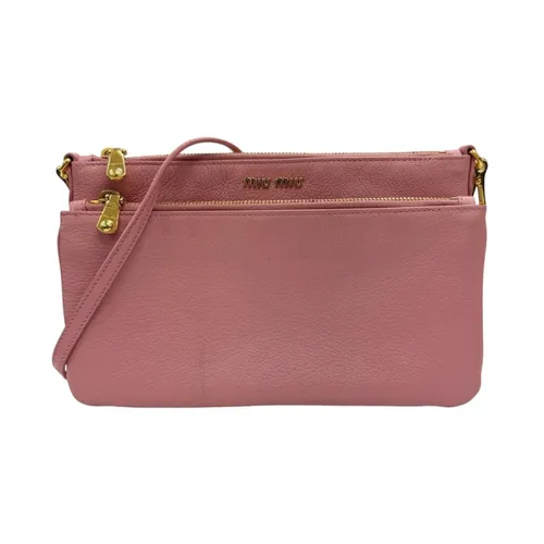 Pre-owned > Pre-owned Bags > Pre-owned Cross Body Bags - - Miu Miu Pre-owned - Modalova
