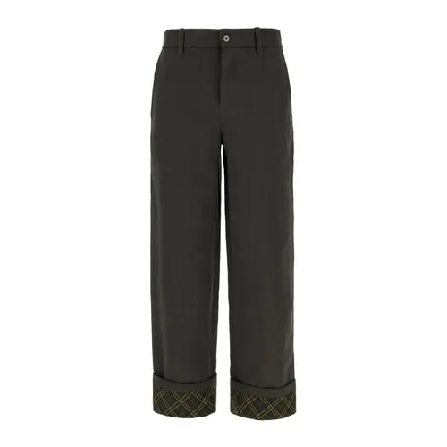 Trousers > Straight Trousers - - Burberry - Modalova