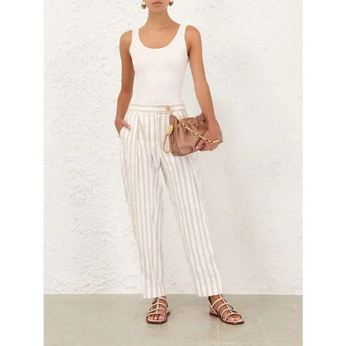 Trousers > Wide Trousers - - Zimmermann - Modalova