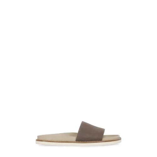 Shoes > Flip Flops & Sliders > Sliders - - Brunello Cucinelli - Modalova