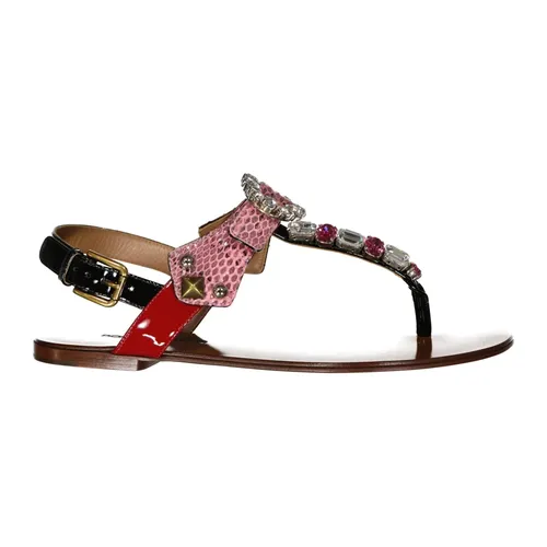 Shoes > Sandals > Flat Sandals - - Dolce & Gabbana - Modalova