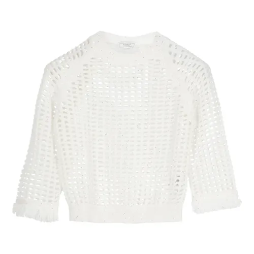 Knitwear > Round-neck Knitwear - - Peserico - Modalova
