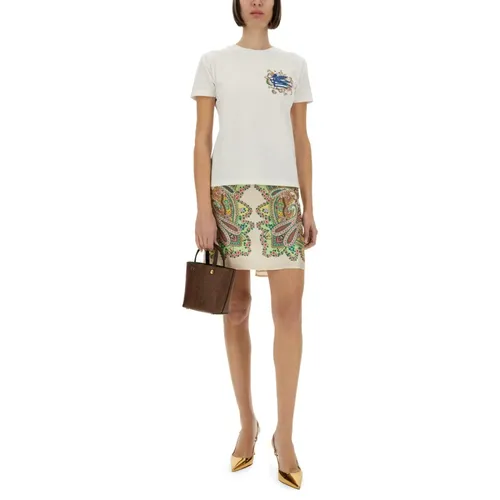 Etro - Tops > T-Shirts - White - Etro - Modalova