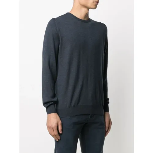 Knitwear > Round-neck Knitwear - - Barba - Modalova