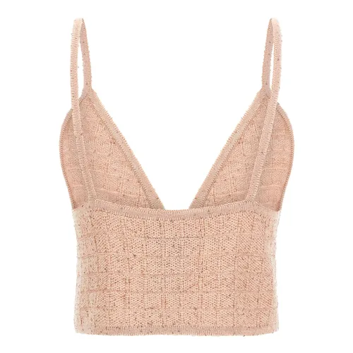 Tops > Sleeveless Tops - - Alessandra Rich - Modalova