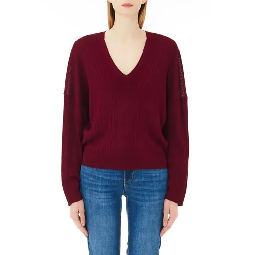 Knitwear > V-neck Knitwear - - Liu Jo - Modalova
