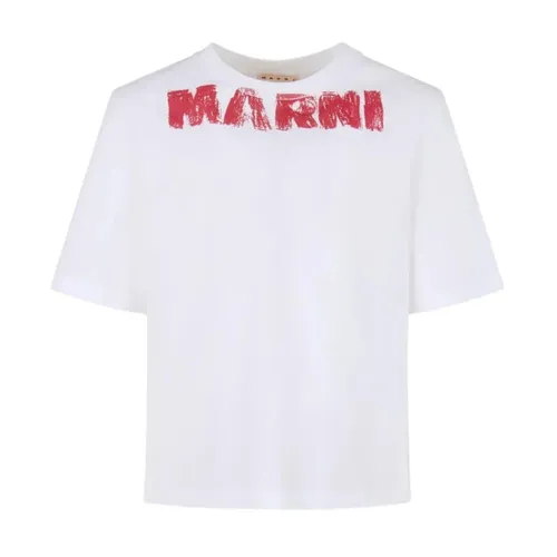 Marni - Tops > T-Shirts - White - Marni - Modalova