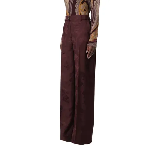 Trousers > Straight Trousers - - Etro - Modalova