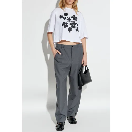 Marni - Tops > T-Shirts - White - Marni - Modalova