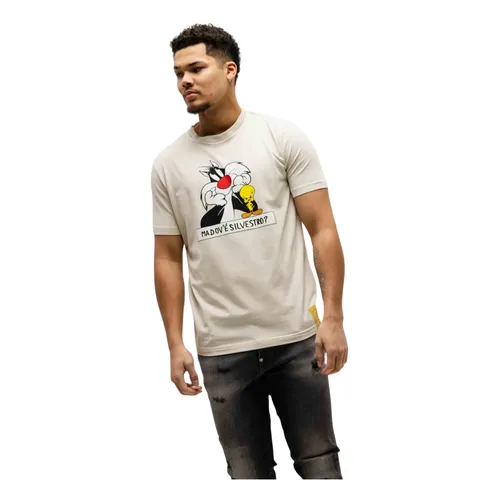 Iceberg - Tops > T-Shirts - Beige - Iceberg - Modalova