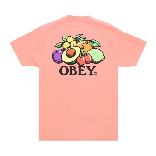 Obey - Tops > T-Shirts - Pink - Obey - Modalova