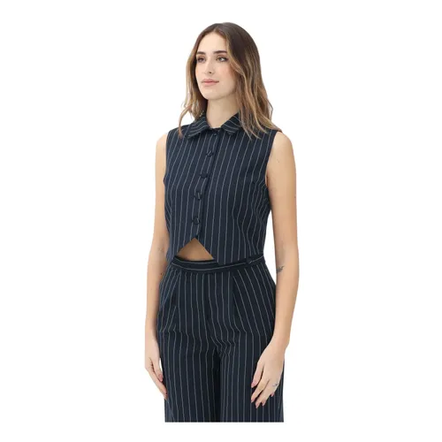 ViCOLO - Jackets > Vests - Blue - ViCOLO - Modalova