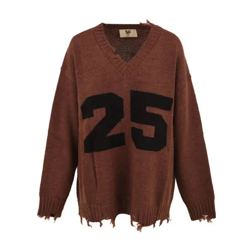 Knitwear > V-neck Knitwear - - Aniye By - Modalova