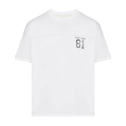 Guess - Tops > T-Shirts - White - Guess - Modalova