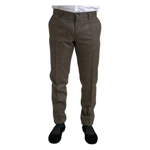 Trousers > Suit Trousers - - Dolce & Gabbana - Modalova