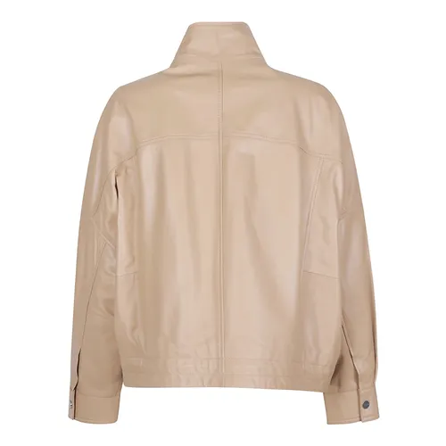 Jackets > Leather Jackets - - Pinko - Modalova