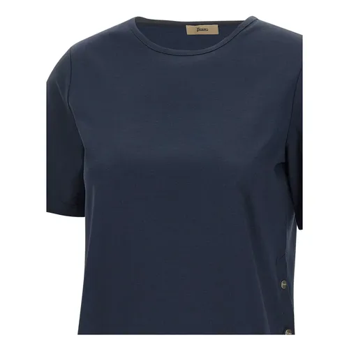 Herno - Tops > T-Shirts - Blue - Herno - Modalova