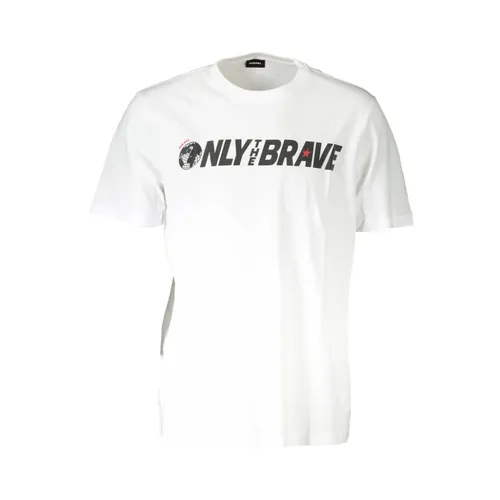 Diesel - Tops > T-Shirts - White - Diesel - Modalova
