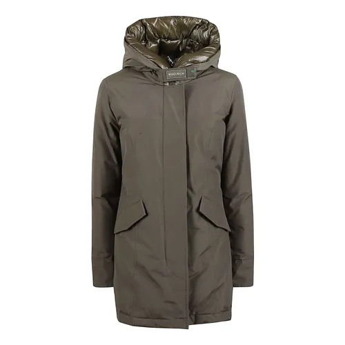 Woolrich - Coats > Parkas - Green - Woolrich - Modalova