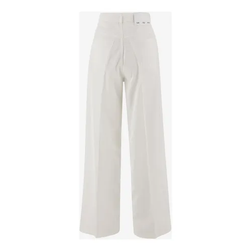 Trousers > Wide Trousers - - Sa Su Phi - Modalova