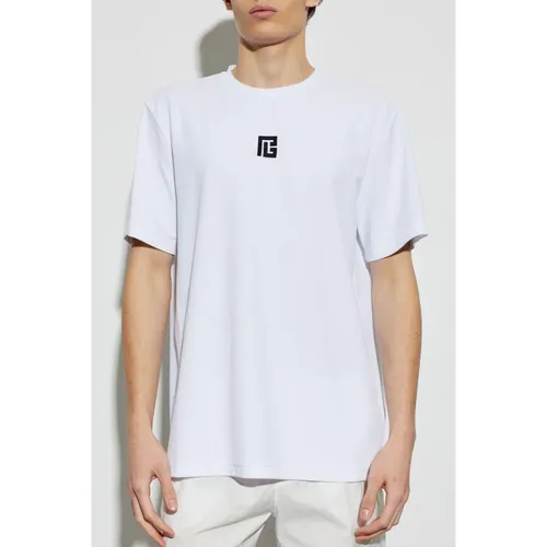 Balmain - Tops > T-Shirts - White - Balmain - Modalova