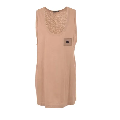 Tops > Sleeveless Tops - - Dolce & Gabbana - Modalova