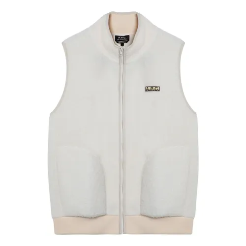A.p.c. - Jackets > Vests - White - A.p.c. - Modalova