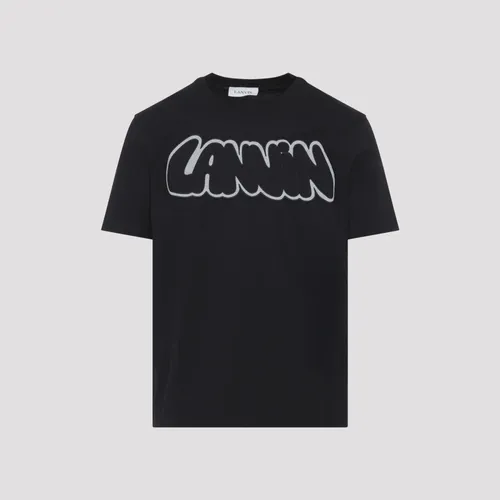 Lanvin - Tops > T-Shirts - Black - Lanvin - Modalova